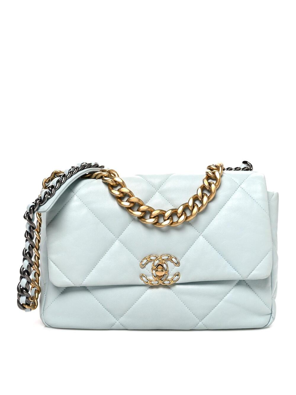Lambskin Quilted Large Chanel 19 Flap #344854C42B